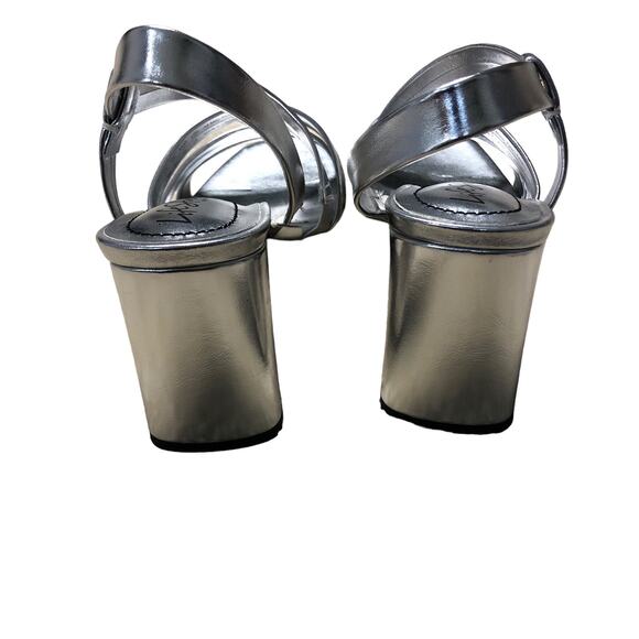 Lifestride SoftSystem Broadway Slingback Block heel Silver Size 7.5 - Picture 4 of 7